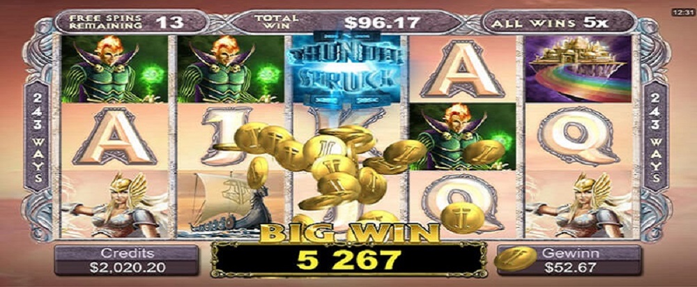 Thunderstruck II Big win